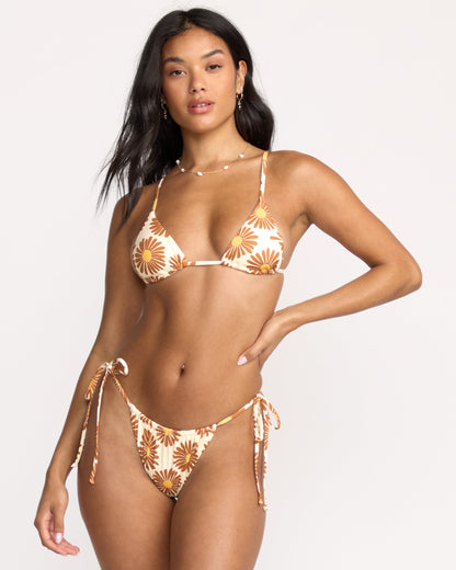Fresh Daze Mini Slide Triangle Bikini Top - Salt Crystal