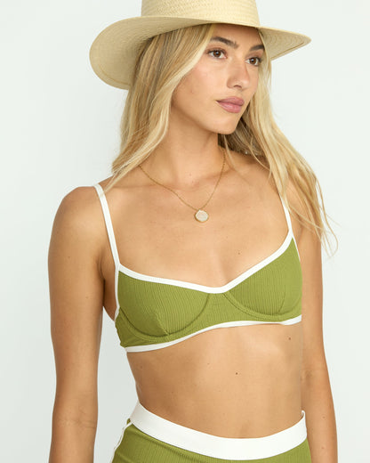 Sunrays Tami Underwire Bikini Top - Ranger Green