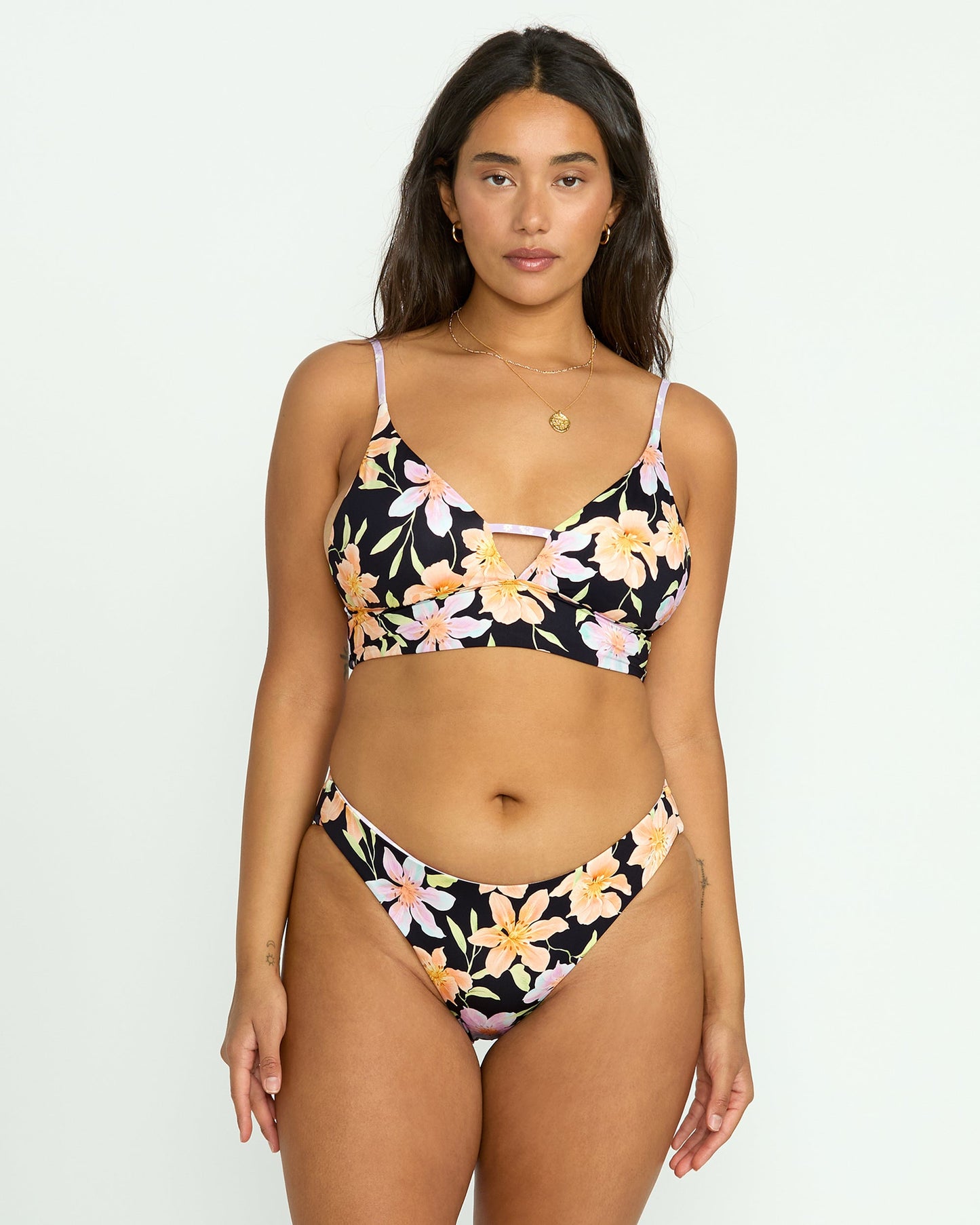 Twin Sol Reversible Lowrider Bikini Bottom - Multi