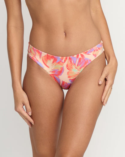 Tropic Wave Reversible Lowrider Bikini Bottom - Multi