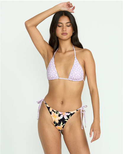Twin Sol Reversible Tie-Side Tanga Bikini Bottom - Multi