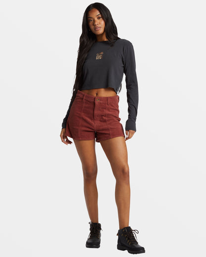 Free Fall Corduroy Shorts - Choc Chip