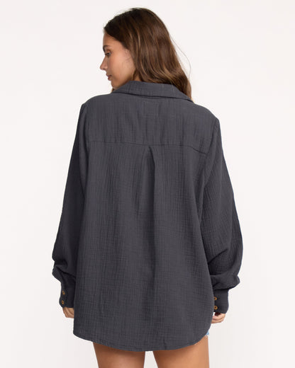 Sweet Swell Long Sleeve Shirt - Black Sands