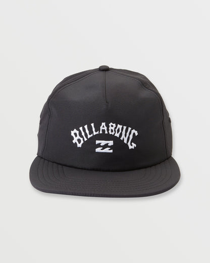 Arch Team Snapback Hat - Black