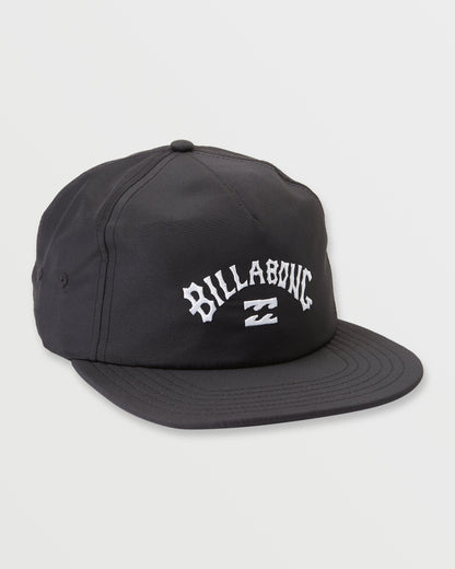 Arch Team Snapback Hat - Black