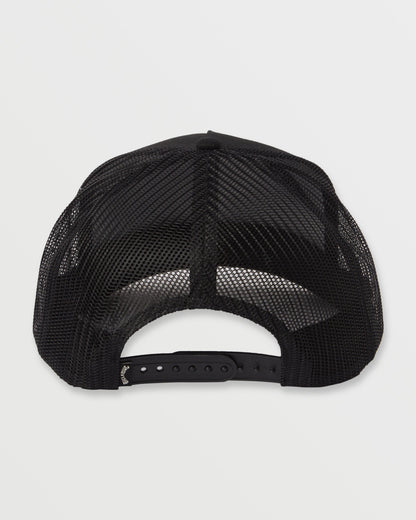Stacked Trucker Hat - Black