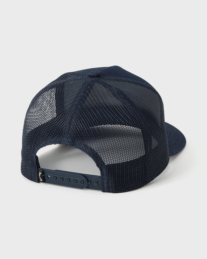 Stacked Trucker Hat - Midnight Navy