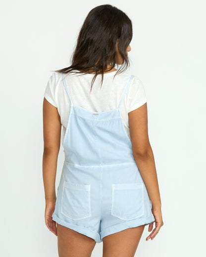 Wild Pursuit Romper - Washed Chambray