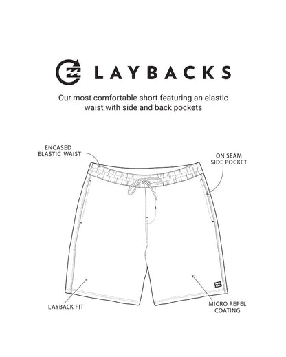 All Day Laybacks 16" Trunks - Real Teal